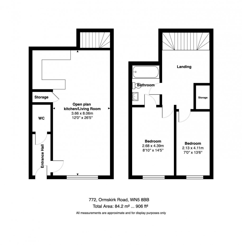 Floorplan for Ormskirk Road, Pemberton