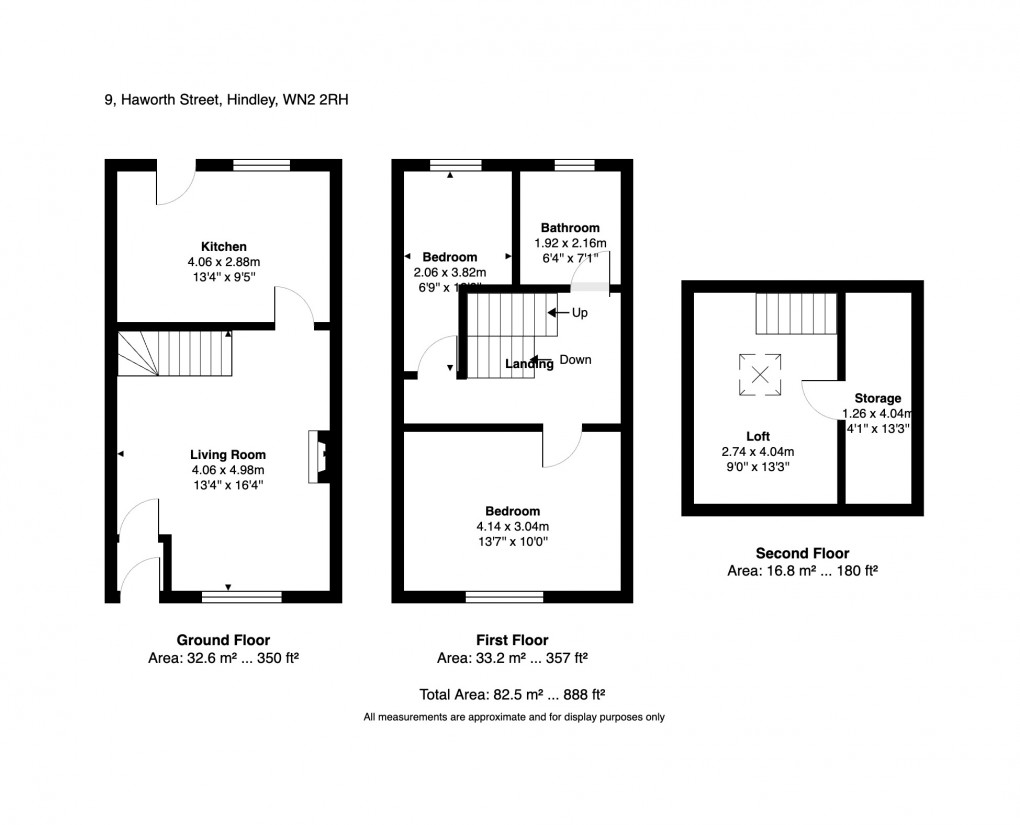 Floorplan for Haworth Street, Hindley Green