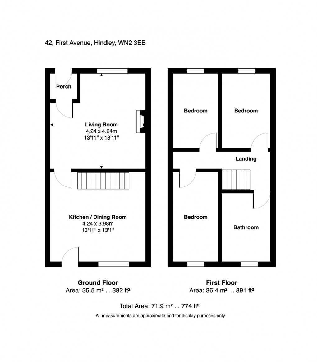 Floorplan for First Avenue, Hindley