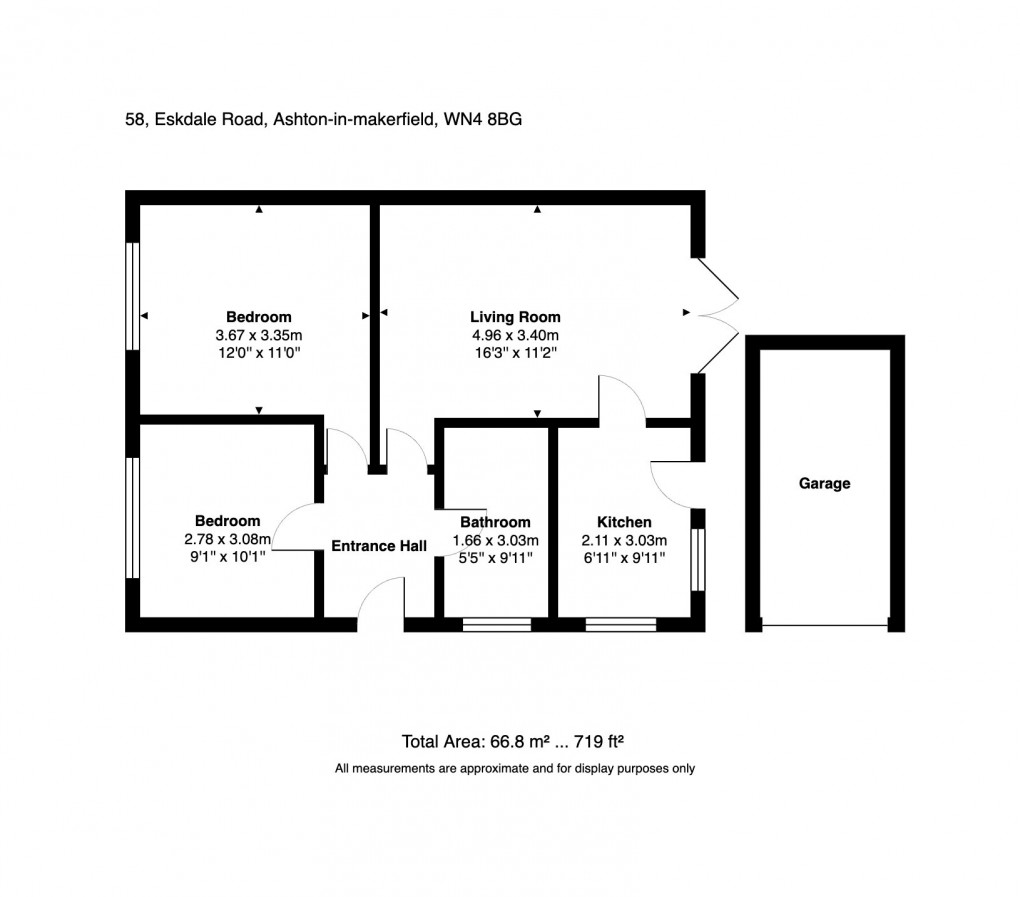 Floorplan for Eskdale Road, Ashton-in-makerfield